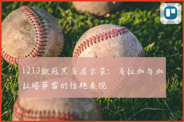 1213欧冠黑马启示录：马拉加与加拉塔萨雷的惊艳表现
